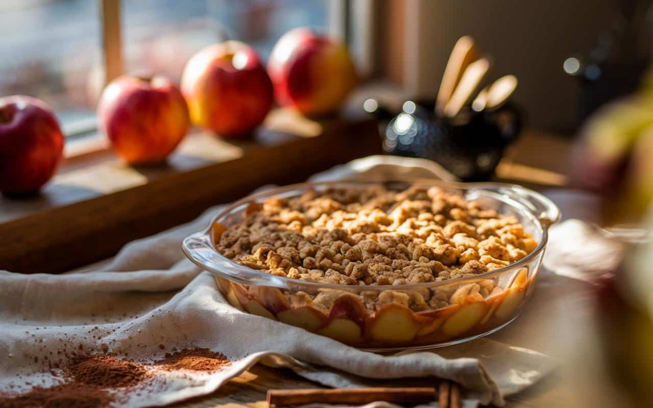 Era il segreto di mia nonna: questa ricetta di crumble mele-cannella mi riporta all'infanzia (pronta in soli 10 minuti)