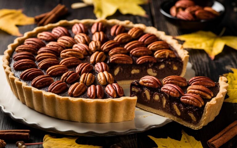 Questa torta di noci pecan caramellate e croccante è il modo più dolce per salutare l’autunno!