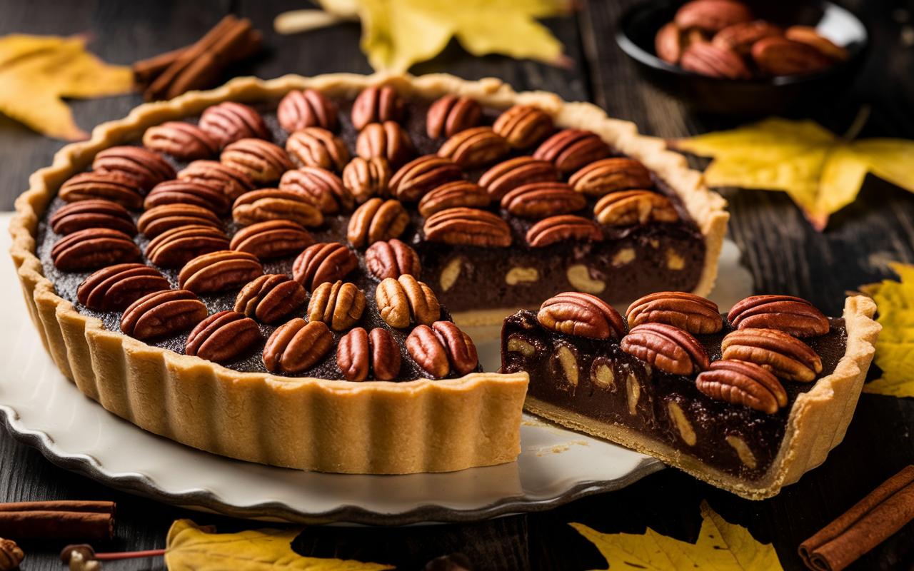 Questa torta di noci pecan caramellate e croccante è il modo più dolce per salutare l'autunno!